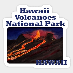 Hawaii Volcanoes National Park, Hawaii Sticker